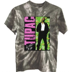 2Pac - Unisex T-Shirt: All Eyez On Me (Dye-Wash) (Small) i gruppen Minishops /  hos Bengans Skivbutik AB (4267752r)