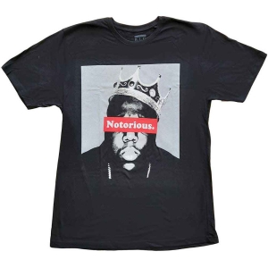 Biggie Smalls - Notorious Uni Bl i gruppen MERCHANDISE / T-shirt / Hip Hop-Rap hos Bengans Skivbutik AB (4267768r)