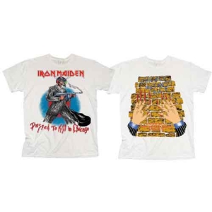 Iron Maiden - Chicago Mutants Uni Wht i gruppen MERCHANDISE / T-shirt / Metal hos Bengans Skivbutik AB (4267880r)