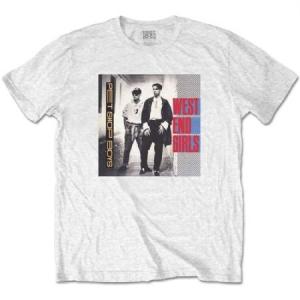 Pet Shop Boys - Unisex T-Shirt: West End Girls i gruppen CDON - Exporterade Artiklar_Manuellt / T-shirts_CDON_Exporterade hos Bengans Skivbutik AB (4271650r)