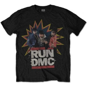 Run DMC - Unisex T-Shirt: POW! i gruppen Minishops /  hos Bengans Skivbutik AB (4271663r)