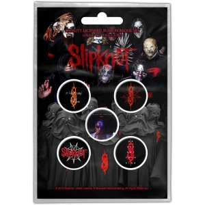 Slipknot - We Are Not Your Kind Button Badge Pack i gruppen MERCHANDISE / Accessoarer / Metal hos Bengans Skivbutik AB (4271729)