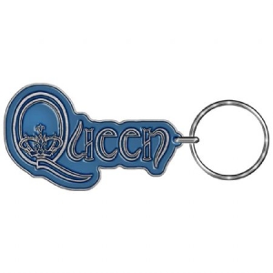 Queen - Keychain: Logo (Die-cast Relief) i gruppen MK Export CDON Merch hos Bengans Skivbutik AB (4271744)