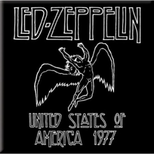 Led Zeppelin - Fridge Magnet: 1977 USA Tour i gruppen Minishops / Led Zeppelin hos Bengans Skivbutik AB (4271746)