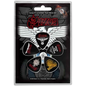 Saxon - Wheels Of Steel Plectrum Pack i gruppen MERCHANDISE / Merch / Metal hos Bengans Skivbutik AB (4271750)