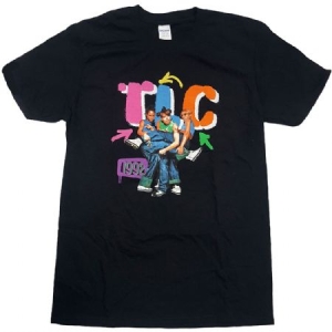 Tlc - TLC Unisex T-Shirt: Kicking Group i gruppen Merchandise hos Bengans Skivbutik AB (4272687)