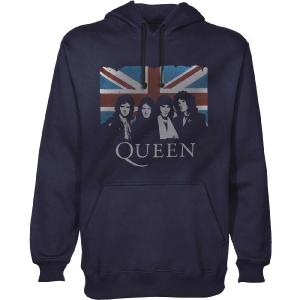 Queen - Unisex Pullover Hoodie: Union Jack i gruppen MERCHANDISE / Hoodies / Pop-Rock hos Bengans Skivbutik AB (4273059)