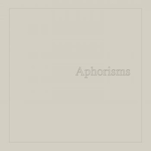 Graham Lambkin - Aphorisms i gruppen VINYL / Pop-Rock hos Bengans Skivbutik AB (4275079)