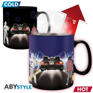 Back to the future - Heat change mug 460 ml i gruppen MERCHANDISE / Merch / Film-Musikkkal hos Bengans Skivbutik AB (4278037)