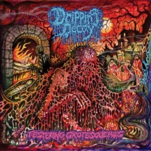 Dripping Decay - Festering Grotesqueries (Purple Wit i gruppen VINYL / Metal hos Bengans Skivbutik AB (4278447)