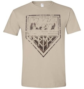 Kiss - Kiss T-Shirt Kiss Army (Beige) i gruppen Merchandise hos Bengans Skivbutik AB (4280403)