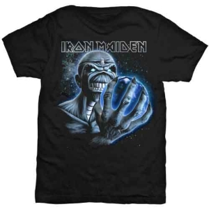 Iron Maiden - A Different World Uni Bl i gruppen MERCH / T-Shirt / Rockoff_Nya April24 hos Bengans Skivbutik AB (4281623r)