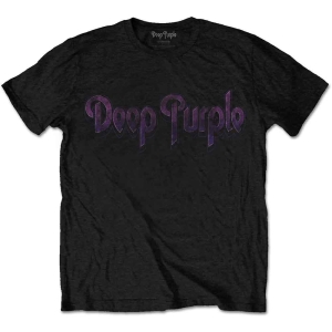 Deep Purple - Vtge Logo Uni Bl i gruppen MERCHANDISE / T-shirt / Metal hos Bengans Skivbutik AB (4281828r)