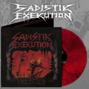 Sadistik Exekution - Magus (Red/Black Splatter Vinyl Lp) i gruppen VINYL / Metal/ Heavy metal hos Bengans Skivbutik AB (4283018)