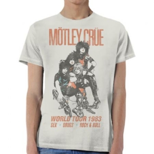 Motley Crue - Unisex T-Shirt: World Tour Vintage i gruppen CDON - Exporterade Artiklar_Manuellt / T-shirts_CDON_Exporterade hos Bengans Skivbutik AB (4285404r)