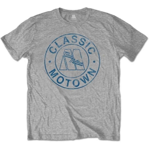 Motown - Classic Circle Logo Uni Grey i gruppen MERCHANDISE / T-shirt / Annet hos Bengans Skivbutik AB (4287021r)