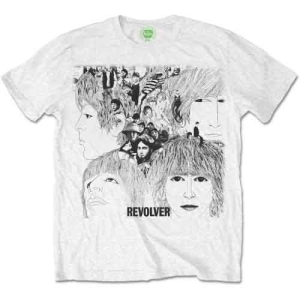 The Beatles - Revolver Album Cover Uni Wht i gruppen MERCH / T-Shirt / Rockoff_Nya April24 hos Bengans Skivbutik AB (4289815r)