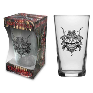 Iron Maiden - Senjutsu Beer Glass i gruppen MERCHANDISE / Merch / Metal hos Bengans Skivbutik AB (4289903)