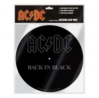 Ac/Dc - Slipmat Back In Black i gruppen MERCH / Minsishops-merch / Ac/Dc hos Bengans Skivbutik AB (4290646)