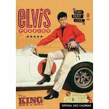 Elvis Presley - Elvis Presley 2023 Calendar A3, Official i gruppen CDON - Exporterade Artiklar_Manuellt / Kalendere_CDON_exporterade hos Bengans Skivbutik AB (4291491)