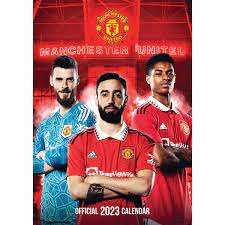 Manchester United FC - Manchester United FC 2023 Calendar A3, O i gruppen MERCH / Kalendere Lagerutsalg hos Bengans Skivbutik AB (4291510)