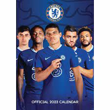 Chelsea FC - Chelsea FC 2023 Calendar A3, Official Pr i gruppen MERCH / Kalendere Lagerutsalg hos Bengans Skivbutik AB (4291516)