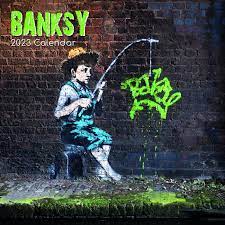 BANKSY CALENDAR 2023 i gruppen CDON - Exporterade Artiklar_Manuellt / Kalendere_CDON_exporterade hos Bengans Skivbutik AB (4292512)