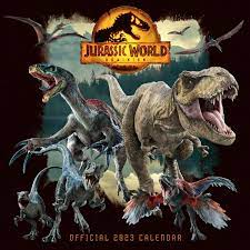 Jurassic World - Jurassic World 2023 Calendar Square, Off i gruppen CDON - Exporterade Artiklar_Manuellt / Kalendere_CDON_exporterade hos Bengans Skivbutik AB (4292800)