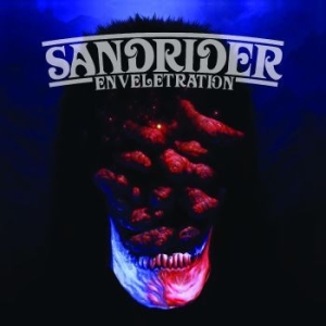 Sandrider - Enveletration (White & Blue Hand-Po i gruppen VINYL hos Bengans Skivbutik AB (4295860)