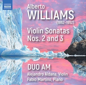 Williams Alberto - Violin Sonatas Nos. 2 & 3 i gruppen VI TIPSER / Julegavetips CD hos Bengans Skivbutik AB (4301880)