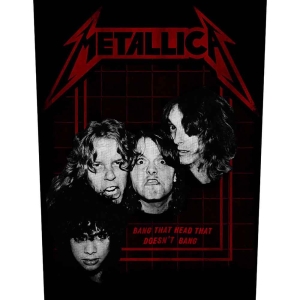 Metallica - Bang That Head Back Patch i gruppen MERCHANDISE / Merch / Metal hos Bengans Skivbutik AB (4302334)