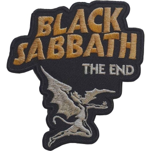 Black Sabbath - The End Woven Patch i gruppen MERCHANDISE / Merch / Metal hos Bengans Skivbutik AB (4302335)