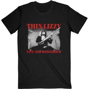 Thin Lizzy - Live & Dangerous Bl T-Shirt i gruppen MERCHANDISE / T-shirt / Metal hos Bengans Skivbutik AB (4302923r)