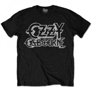 Ozzy Osbourne - Vintage Logo (Medium) Unisex T-Shirt i gruppen CDON - Exporterade Artiklar_Manuellt / T-shirts_CDON_Exporterade hos Bengans Skivbutik AB (4303404)