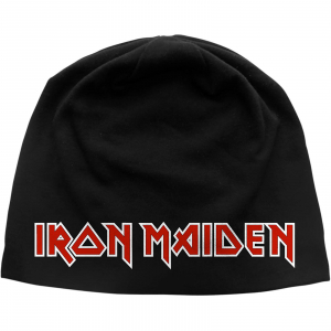 Iron Maiden - Logo Beanie Hat i gruppen MERCH /  hos Bengans Skivbutik AB (4304058)