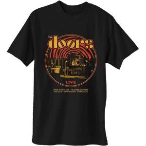 The Doors - Live 68 Retro Circle Uni Bl i gruppen MERCH / T-Shirt / Rockoff_Nya April24 hos Bengans Skivbutik AB (4304100r)