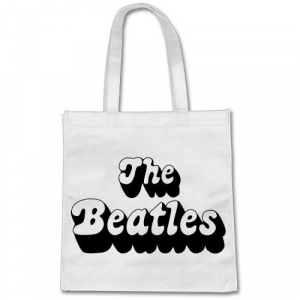 The Beatles - 1970's Logo Eco Bag Trend Version Black i gruppen MK Export CDON Merch hos Bengans Skivbutik AB (4304130)