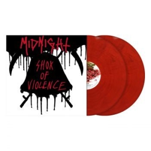 Midnight - Shox Of Violence (2 Lp Red Marbled i gruppen VINYL / Metal hos Bengans Skivbutik AB (4306337)