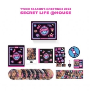 Twice - 2023 Season's Greetings (SECRET LIFE @HOUSE) + 9 Photocards i gruppen Minishops / K-Pop Minishops / Twice hos Bengans Skivbutik AB (4306947)