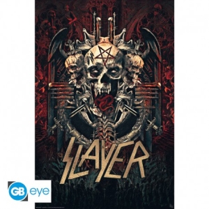 SLAYER - Skullagramm Poster 91,5x61 i gruppen MERCHANDISE / Merch / Metal hos Bengans Skivbutik AB (4307457)