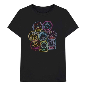 Bt21 - Neons Uni Bl i gruppen MERCH / T-Shirt / Rockoff_Nya April24 hos Bengans Skivbutik AB (4308606r)