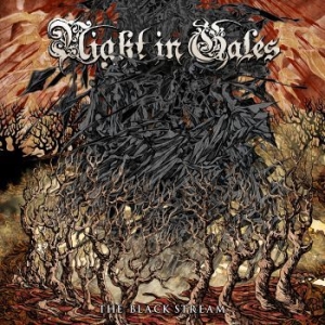 Night In Gales - Black Stream The (Orange/Black Marb i gruppen VINYL / Metal hos Bengans Skivbutik AB (4308688)