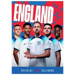 England - England Men Football 2023 A3 Calendar i gruppen MERCH / Kalendere Lagerutsalg hos Bengans Skivbutik AB (4313903)