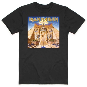 Iron Maiden - Powerslave Album Cover Box Uni Bl i gruppen MERCH / T-Shirt / Rockoff_Nya April24 hos Bengans Skivbutik AB (4318987r)