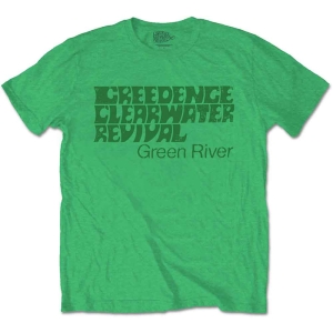 Creedence Clearwater Revival - Green River Uni Green i gruppen MERCH / T-Shirt / Rockoff_Nya April24 hos Bengans Skivbutik AB (4320798r)