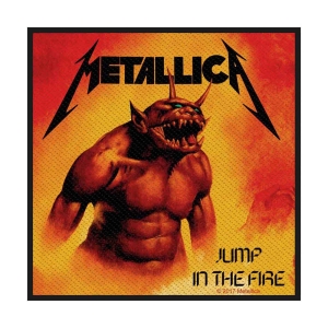 Metallica - Jump In The Fire Standard Patch i gruppen MERCHANDISE / Merch / Metal hos Bengans Skivbutik AB (4324167)