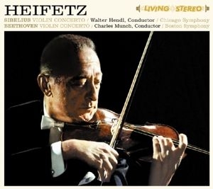 Heifetz Jascha - Violin Concerto - Sibelius Beethoven i gruppen CD / Klassisk hos Bengans Skivbutik AB (4330260)