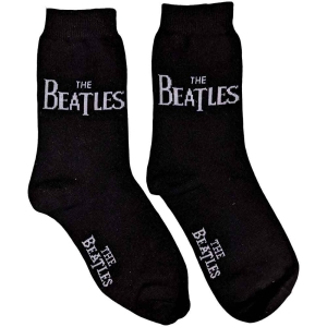 The Beatles - Drop T Logo Hor..Lady Bl Socks (Eu 37-41 i gruppen MERCHANDISE / Merch / Pop-Rock hos Bengans Skivbutik AB (4359309)