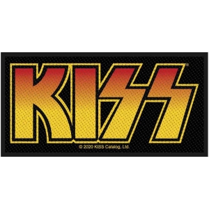 Kiss - Logo Standard Patch i gruppen MERCHANDISE / Merch / Metal hos Bengans Skivbutik AB (4359319)