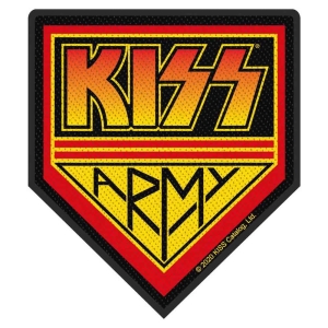 Kiss - Kiss Army Standard Patch i gruppen MERCHANDISE / Merch / Metal hos Bengans Skivbutik AB (4359321)